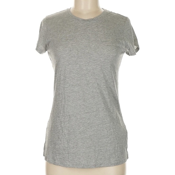 Vince Women’s Light Gray Short Sleeve Crew Neck T Shirt NWT Size Medium - Picture 1 of 9